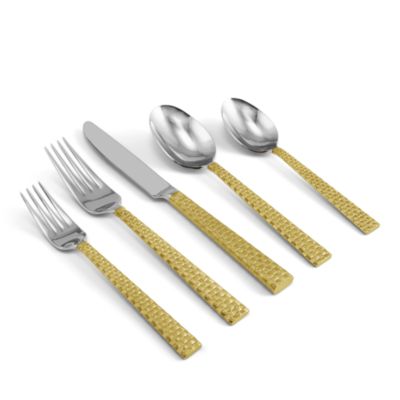 Palm Gold 5-Piece Place Setting