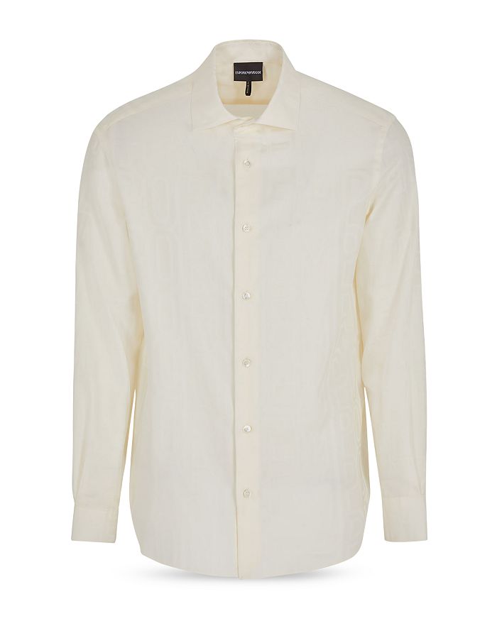 Emporio Armani - Long Sleeve Button Front Shirt