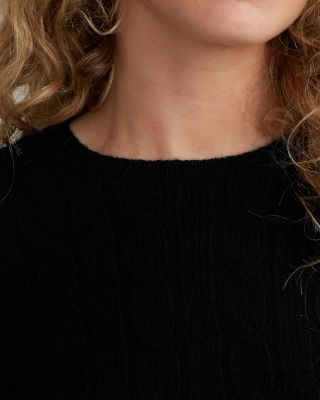 Cable Knit Cashmere Sweater