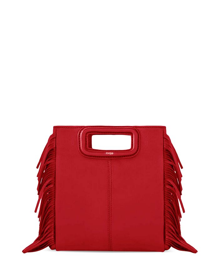 Maje M Leather Bag | Bloomingdale's