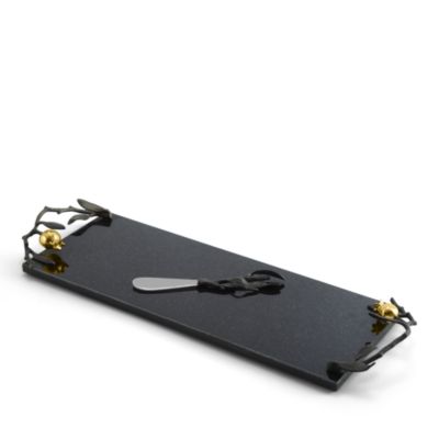 Pomegranate Small Cheese Board with Knife