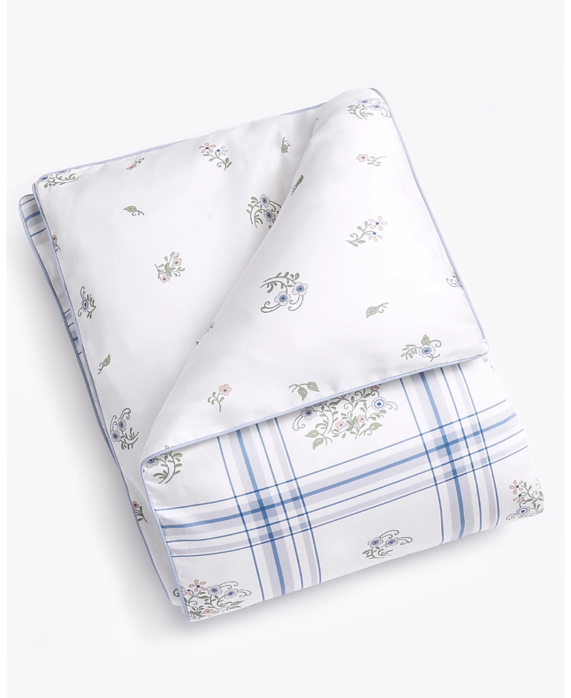 Gooselings Baby's Fleur Stripe Duvet Set In Ivory