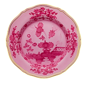 Ginori 1735 Oriente Italiano Flat Dessert Plate In Pink
