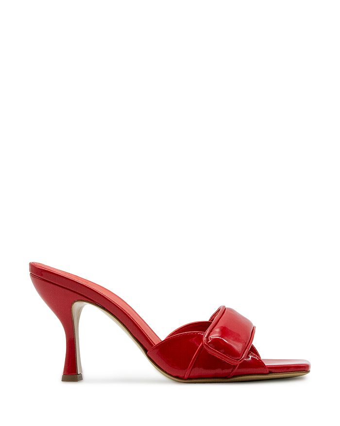 Gia Borghini Women's Alodie Square Toe Slip On High Heel Sandals ...