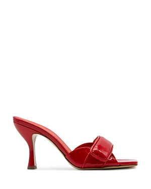Gia Borghini Women's Alodie Square Toe Slip On High Heel Sandals