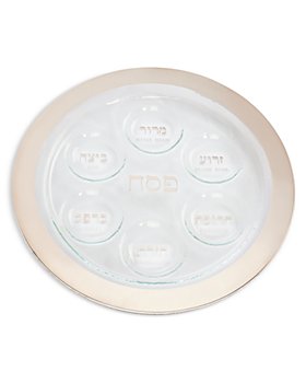 Annieglass - Platinum Seder Plate