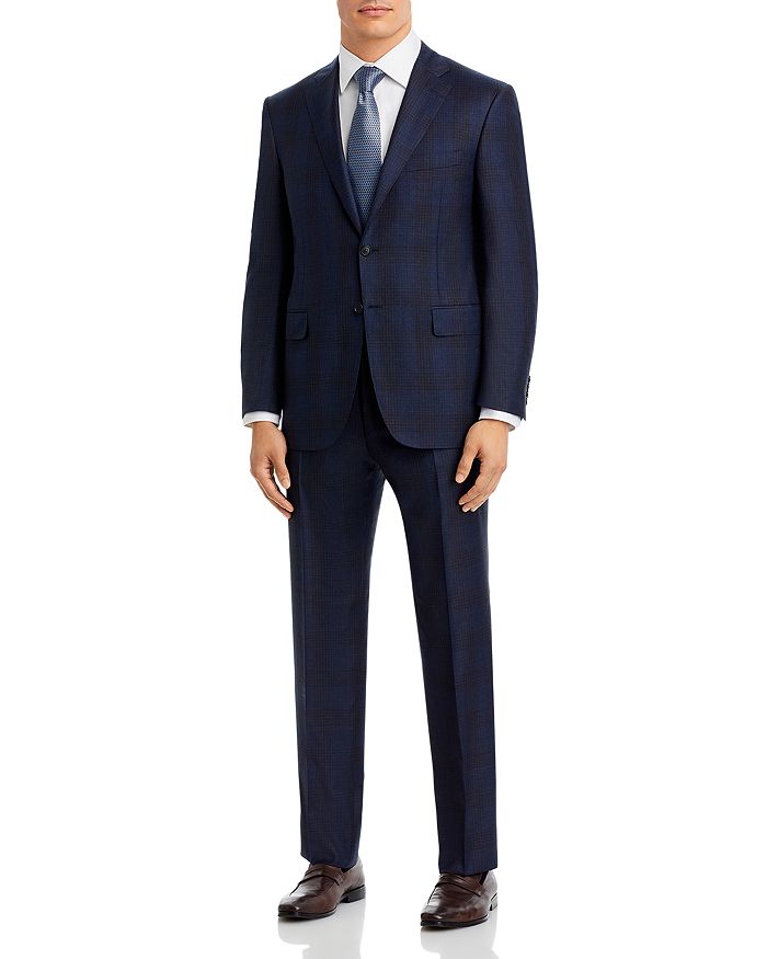 Canali - Siena Tonal Plaid Classic Fit Suit