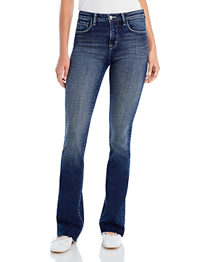 Shop L Agence L'agence Ruth High Rise Straight Jeans In Naples