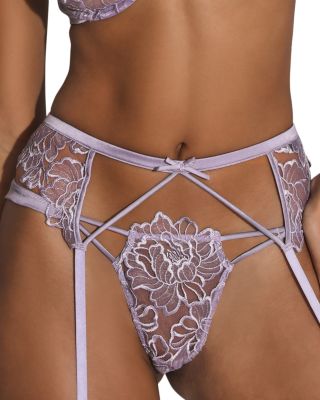 Fleur du Mal - Whitney Embroidered Garter Belt