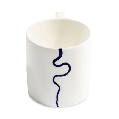 River Blue Large Mug, Set of 2