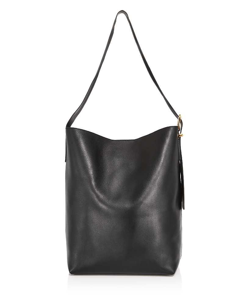 Madewell The Essential Bucket Tote In True Black