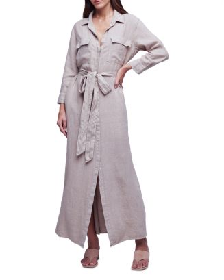 L'AGENCE Cameron Belted Shirt Dress | Bloomingdale's