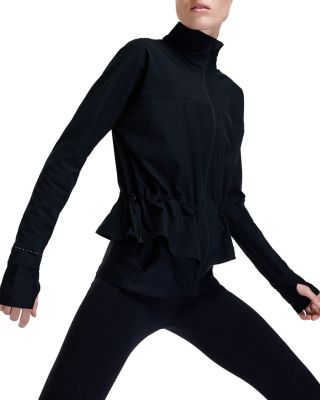Fast Lane Peplum Running Jacket