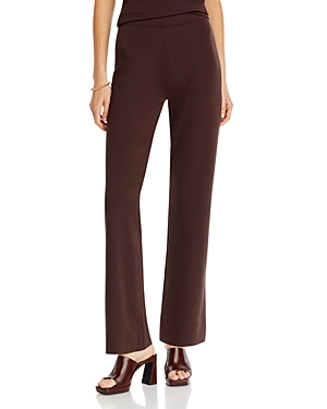 Rag & Bone Irina Slim Flared Pull-on Pants In Brown