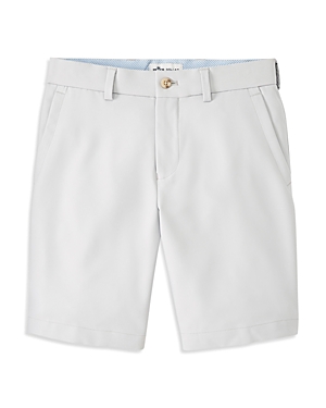 Shop Peter Millar Boys' Salem Youth Performance Shorts - Big Kid In British Grey