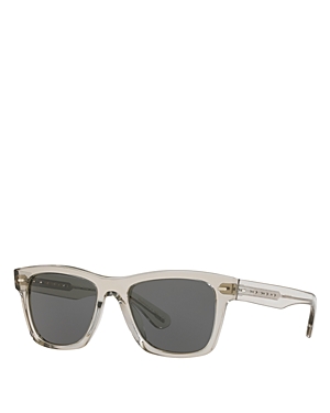 Oliver Peoples Oliver Square Sunglasses, 54mm In Gray/gray Solid