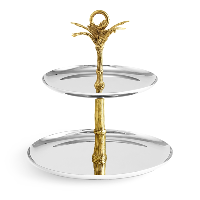 Michael Aram Palm 2 Tier Etagere