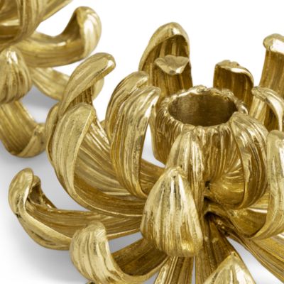 Dahlia Candle Holders, Set of 2