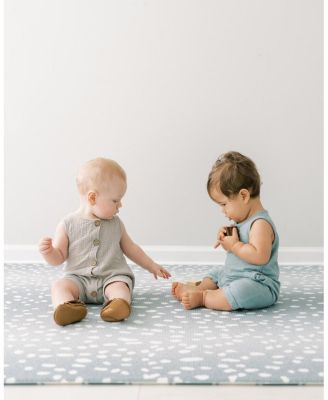  Reversible Baby Playmat - Antelope + Stripe Design – Soft, Non-Toxic Foam – Waterproof, Easy to Clean