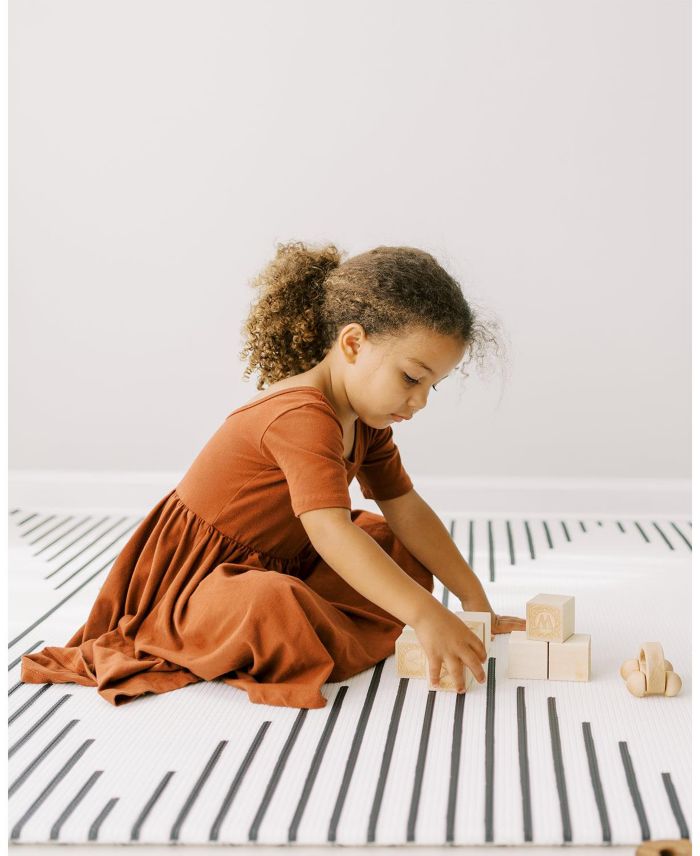 Reversible Baby PlayMat - Art Deco Inspired Design – Soft, Non-Toxic Foam – Waterproof, Easy to Clean
