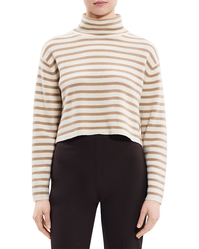 Cropped Mock Neck Sweater