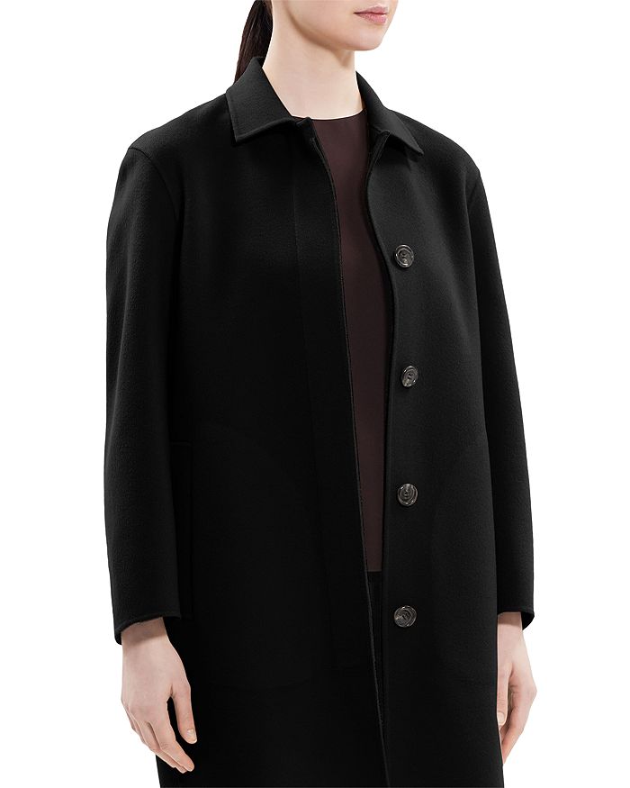 Theory Double Face Car Coat | Bloomingdale's