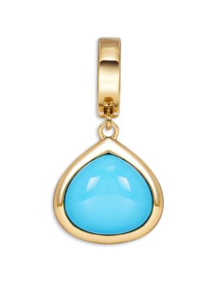 Marina B 18K Yellow Gold Trisolina Turquoise Pendant