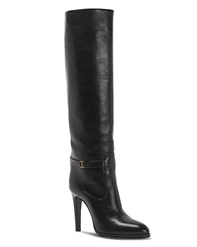 Saint Laurent - Women's Diane 100 Pointed Toe High Heel Boots