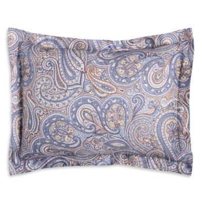 Schlossberg Perinn Bleu Flanged Pillow Sham, Standard | Bloomingdale's