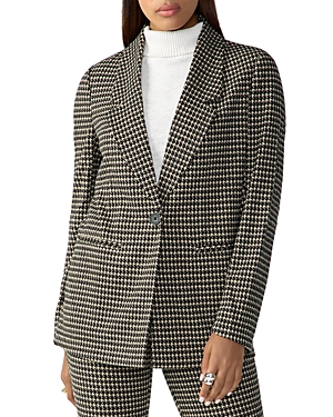 Sanctuary City Notched Collar Blazer In Vanilla