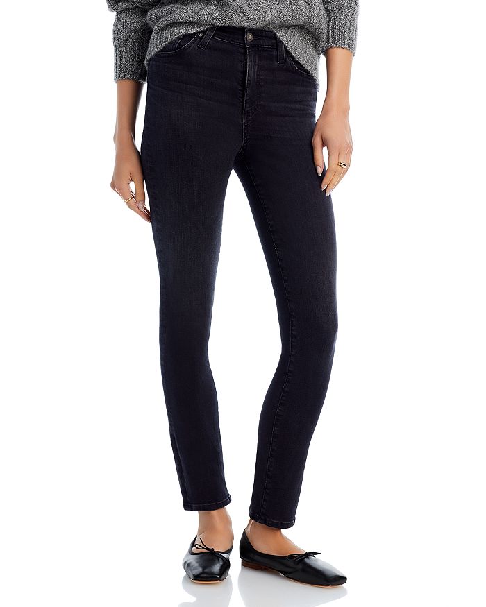 AG Mari High Rise Slim Straight Jeans | Bloomingdale's