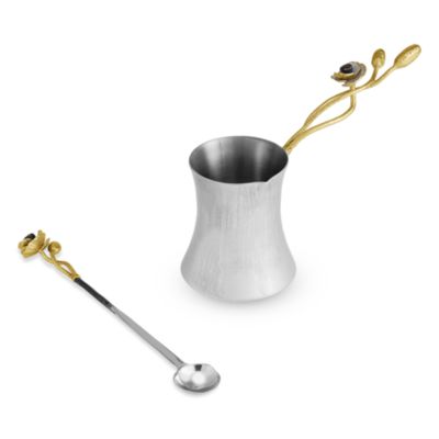 Anemone Coffee Pot with Spoon