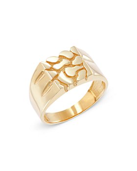 Bloomingdale's - Mens' Nugget Signet Ring in 14K Yellow Gold
