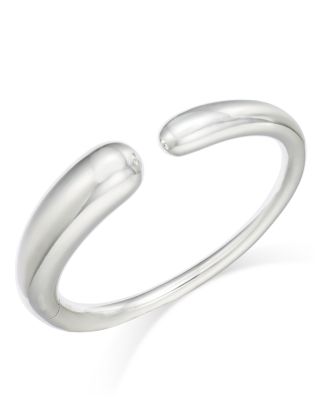 Georg Jensen - Sterling Silver Mercy Rounded Edge Cuff Bangle Bracelet