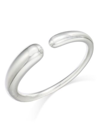 Georg Jensen Sterling Silver Mercy Rounded Edge Cuff Bangle