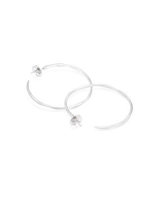 Ippolita Sterling Silver #4 Hoop Earrings
