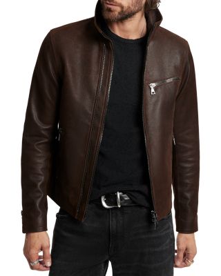 John Varvatos Junius Double Zip Leather Jacket Bloomingdale s