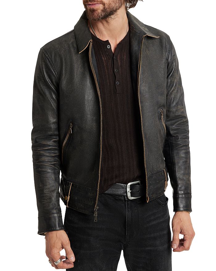John Varvatos Sorcha Leather Jacket | Bloomingdale's