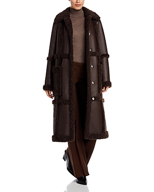 Stand Studio Patrice Faux Shearling Coat