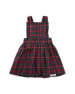 Worthy Threads - Girls' Tartan Pinafore Dress - Baby, Little Kid