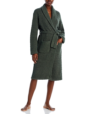 Sunday Citizen Snug Waffle Dressing Gown In Moss