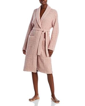 Sunday Citizen Snug Waffle Robe In Rusty Rose