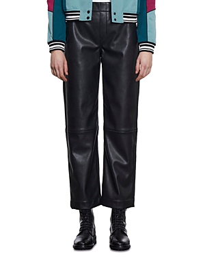 The Kooples Faux Leather Pants In Black