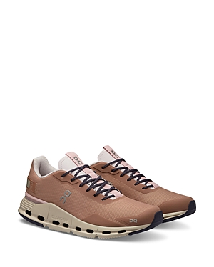 On Cloudnova Form Sneaker In Rosebrown/orchid
