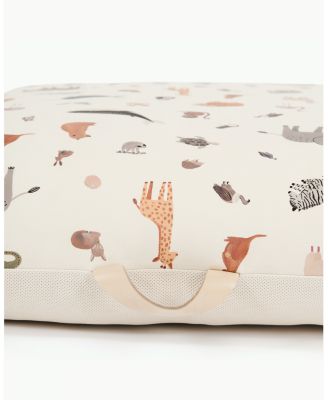 Ivory Square Mini Floor Cushion