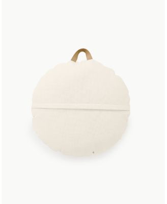 Ivory Circle Mini Floor Cushion