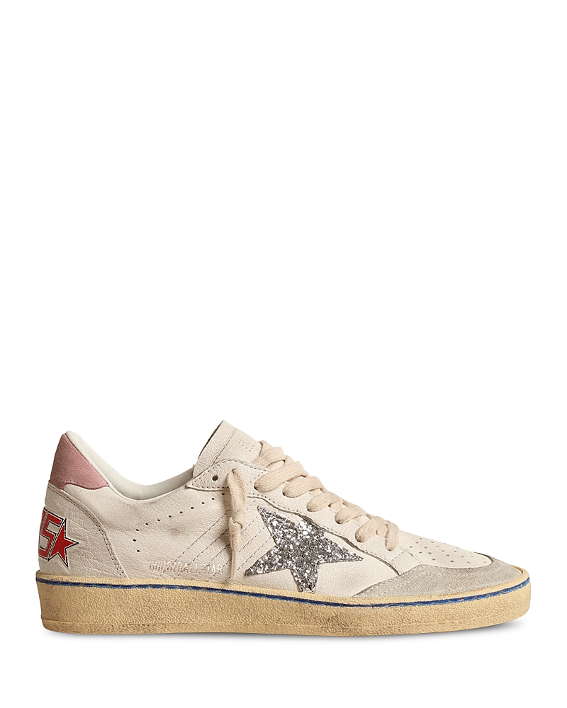 Golden Goose Women's Ball Star Glitter Low Top Sneakers