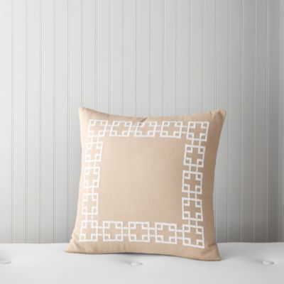 Greek Key Decorative Pillow - Exclusive