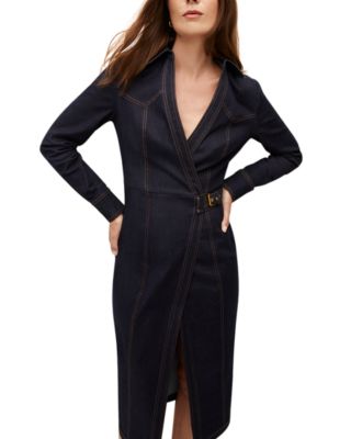 Veronica Beard - Arlington Denim Wrap Dress