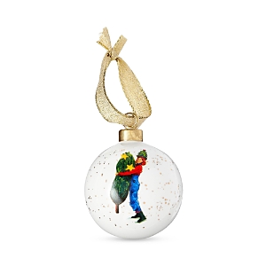 Spode Doodles Branch Manager Ball Ornament In White